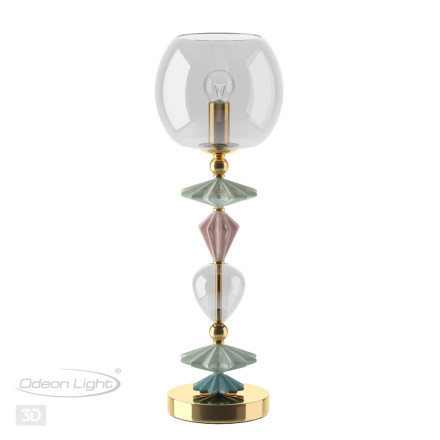 Интерьерная настольная лампа Bizet 4855/1T Odeon Light E14 Классический