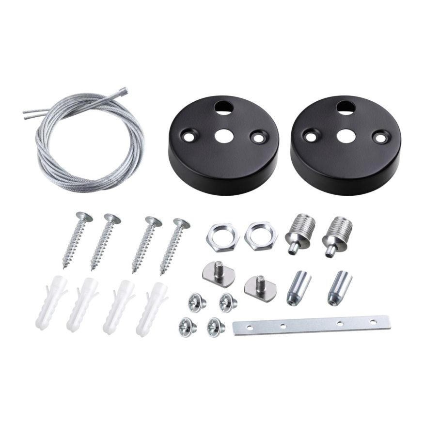 Подвесной комплект для арт. 359110-359113, длина троса 2м NOVOTECH 359118 BITS лофт, минимализм, хай-тек черный