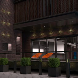 Светильник ландшафтный NOVOTECH 370959 VISIO хай-тек черный max 20W