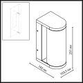 Настенный светильник Odeon light  Cortena 7180/12WL