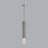 Подвесной светильник ODEON LIGHT 5061/5LA SHINY LED 4W серебристый/дымчатый модерн
