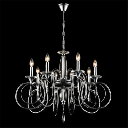 Люстра подвесная LUMION 8032/8 LAOKA в классическом стиле хром 8x40W