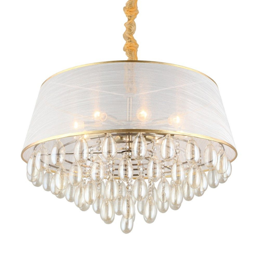 Подвесная люстра Pineto OML-71803-08 Omnilux E14 2400-2800K Классический