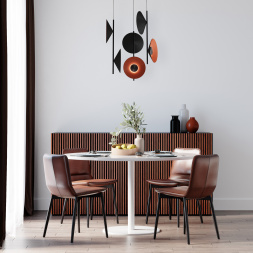 SL3003.403.09 Светильник подвесной ST-Luce Черный/Оранжевый, Черный LED 9*2W 3000K SENTITO ST LUCE