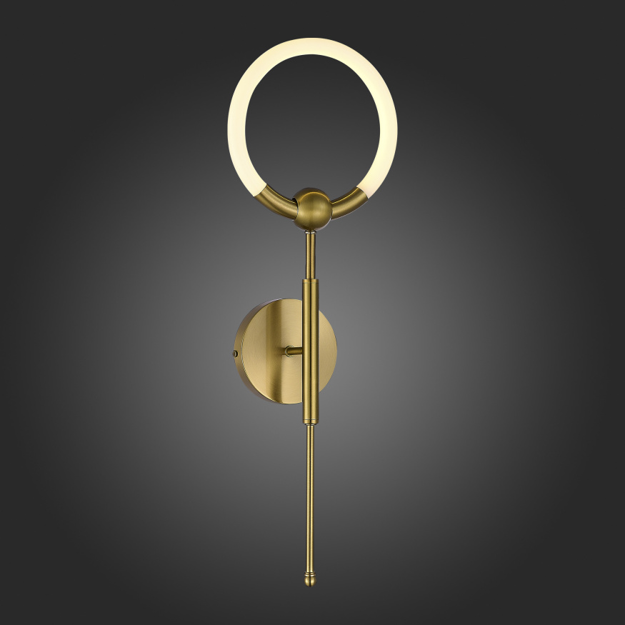 SL1578.201.01 Светильник настенный ST-Luce Золотистый/Белый LED 1*10W 3000K GIERA ST LUCE