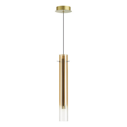 Подвесной светильник ODEON LIGHT 5061/5LB SHINY LED 4W золотой/янтарный модерн
