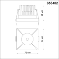 Светильник встраиваемый Novotech  Metis 358482