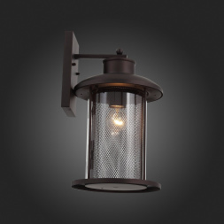 SL080.401.01 Светильник уличный настенный ST-Luce Темный кофе/Прозрачный, Темный кофе E27 1*60W LASTERO ST LUCE