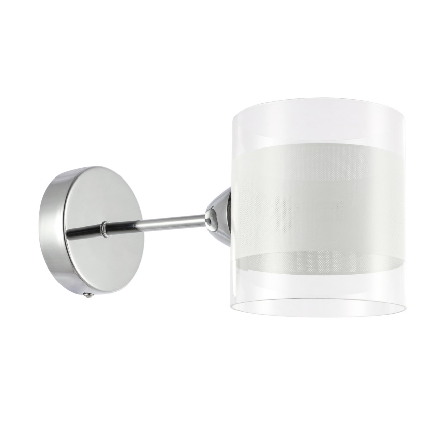 SLE102801-01 Светильник настенный Хром/Прозрачный, Белый E14 1*40W MIENTO EVOLUCE