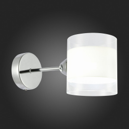 SLE102801-01 Светильник настенный Хром/Прозрачный, Белый E14 1*40W MIENTO EVOLUCE