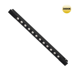 Трековый светильник для низковольтного шинопровода арт. 135179-135180 NOVOTECH 359511 FLUM хай-тек черный 12Вт