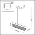 Подвес линейный Odeon light  Liner 5056/35LA