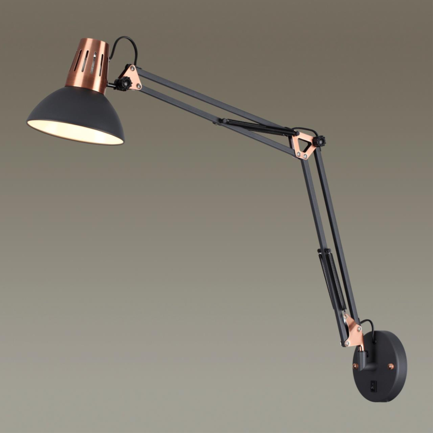 Настенный светильник на кронштейне Odeon light  Kapal 3318/1W