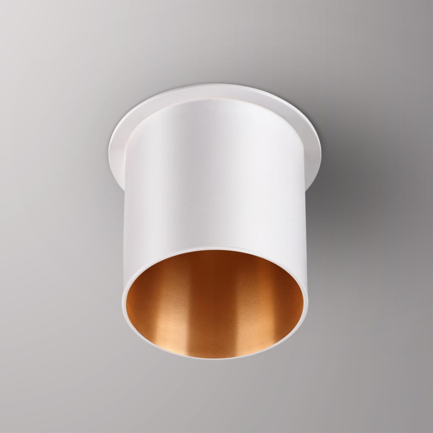 Встраиваемый светильник NOVOTECH 370434 BUTT хай-тек белый 50W