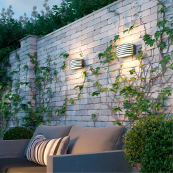 Ландшафтный настенный светильник NOVOTECH 370638 ZEBRA хай-тек темно-серый 20W