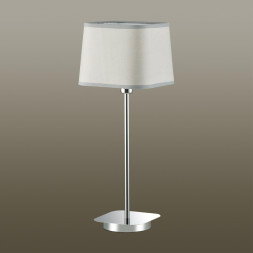 Настольная лампа ODEON LIGHT 4115/1T EDIS E14 1*40W хром/серый модерн