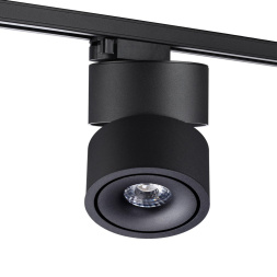 Светильник трековый однофазный трехжильный светодиодный NOVOTECH 358777 GRODA лофт, минимализм, хай-тек черный 15W