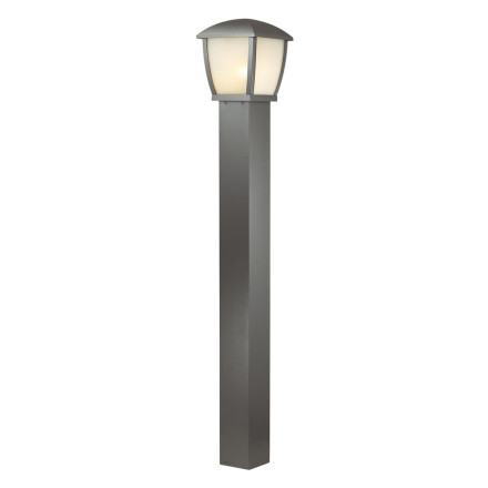 Уличный светильник 110 см ODEON LIGHT 4051/1F TAKO E27 100W темно-серый/матовый белый модерн