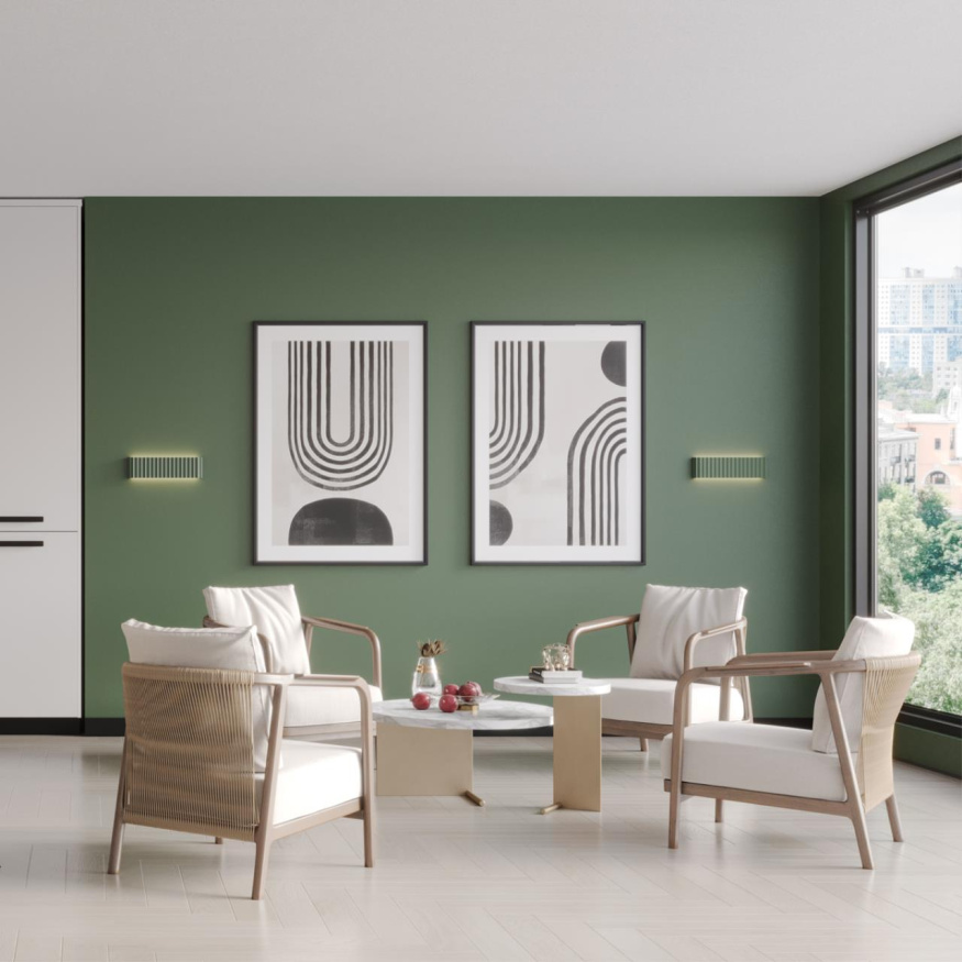 Cветильник настенный светодиодный с переключателем цв.температуры NOVOTECH 359402 YESO хай-тек белый 12Вт