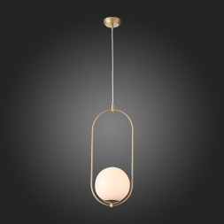 SL1118.203.01 Светильник подвесной ST-Luce Золотистый/Белый E27 1*40W PENOLO ST LUCE