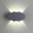 Ландшафтный настенный светильник NOVOTECH 358563 CALLE LED 6W темно-серый модерн