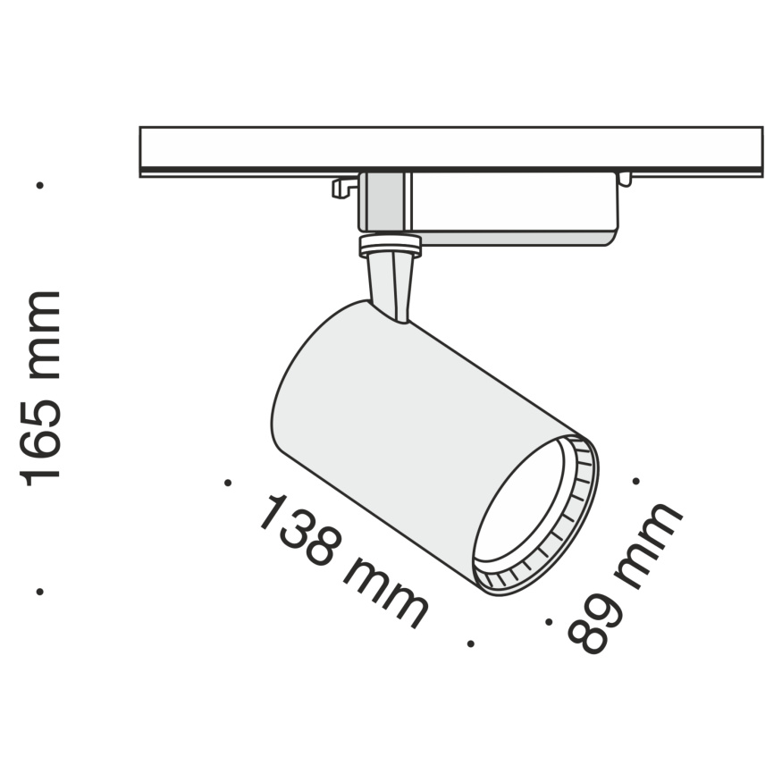 Трековый светильник Technical TR003-1-17W3K-B