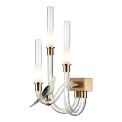 Бра ODEON LIGHT EXCLUSIVE 5431/6WL LARK неоклассика золотой (под латунь)/бежевый/зеленый/белый градиент 6