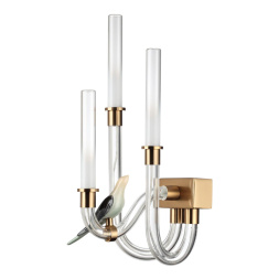 Бра ODEON LIGHT EXCLUSIVE 5431/6WL LARK неоклассика золотой (под латунь)/бежевый/зеленый/белый градиент 6