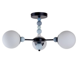 Люстра потолочная LUMION 6526/3C SUNDAY модерн чёрный 3x40W