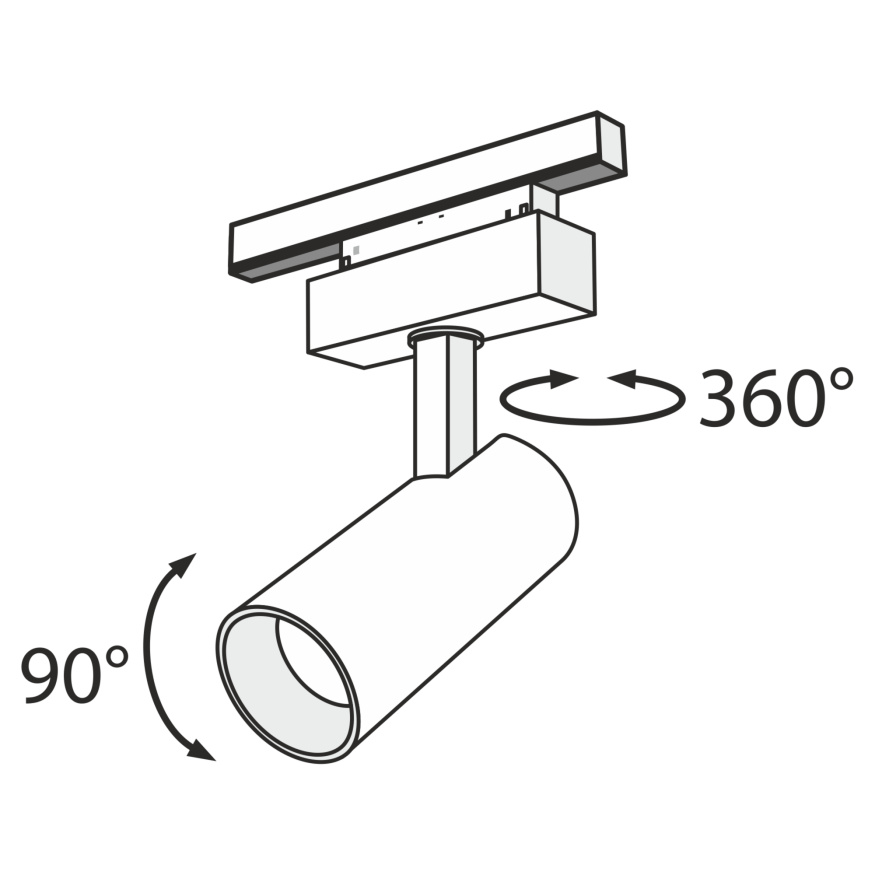 Трековый светильник Technical TR019-2-15W3K-B