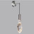 Настенный светильник ODEON LIGHT 6696/5WL LIA LED 1*5W матовый никель классический