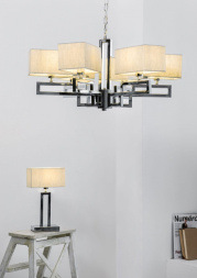 Подвесная люстра Megapolis MOD906-06-N Maytoni E14 Модерн, Арт-Деко