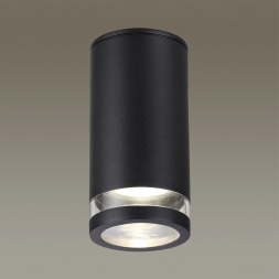 Потолочный светильник ODEON LIGHT 6605/1C MOTTO хай-тек черный 1x7W