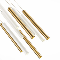 ST153.543.27 Светильник подвесной Белый LED 1*27W 4000K 2 295Lm Ra  IP20 D350xH1 500 180-240V Подвесные светильники ST LUCE