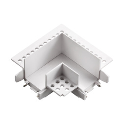 Соединитель «L» токопроводящий для шинопровода в ГКЛ (для арт.135198, 135200) NOVOTECH 135281 SMAL белый