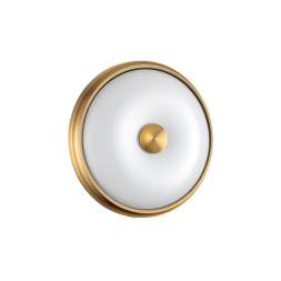 Настенно-потолочный светильник ODEON LIGHT 4956/2 PELOW в классическом стиле античная бронза/металл/белый/стекло 2x40W