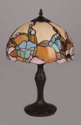 Интерьерная настольная лампа Belmonte OML-80904-01 Omnilux E27 Тиффани