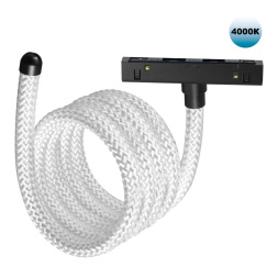 Трековый светильник &quot;ГИБКИЙ НЕОН&quot; для низковольтного шинопровода FLUM NOVOTECH 359335 RAMO черный 25W