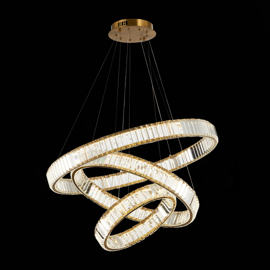 SL1622.303.03 Люстра подвесная ST-Luce Латунь/Прозрачный LED 1*122W 4000K TIVOLI ST LUCE