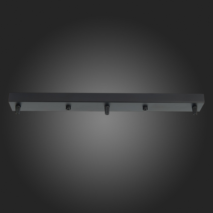 SL001.413.03 Потолочное крепление на 3 лампы (прямоугольное) ST-Luce Черный SL1 ST LUCE