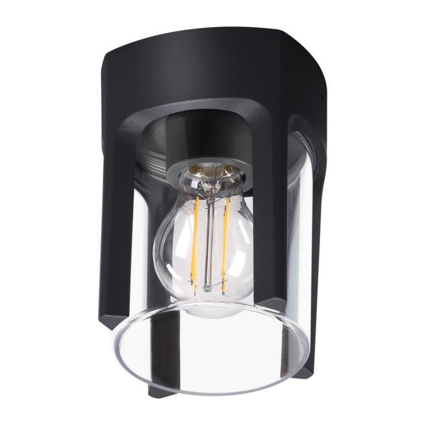 Светильник ландшафтный настенный/потолочный NOVOTECH 370958 VISIO хай-тек черный max 20W