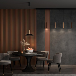 Светильник накладной светодиодный NOVOTECH 358986 ALBA бронза светлая/черный 15W