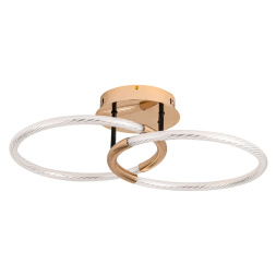 Люстра потолочная LUMION 6545/61CL LARA модерн золотой, черный 33W