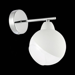 SLE102701-01 Светильник настенный Хром/Прозрачный, Матовый никель E14 1*40W GIORTE EVOLUCE