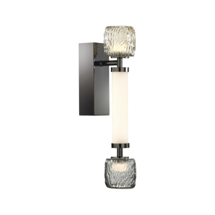 Настенный светильник ODEON LIGHT EXCLUSIVE 5427/13WL KLIFF LED 13W черный хром/белый/дымчатый/коньячный модерн
