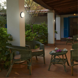 Светильник ландшафтный светодиодный настенно-потолочный NOVOTECH 358017 OPAL минимализм, в классическом стиле черный 18W