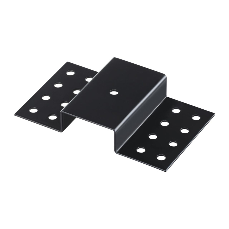 Крепление для встраиваемого монтажа однофазного трехжильного и двухжильного шинопровода NOVOTECH 135112 лофт, минимализм, хай-тек черный