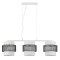 Подвес LUMION 8002/3A ANIMAISA модерн черный, белый 3x60W