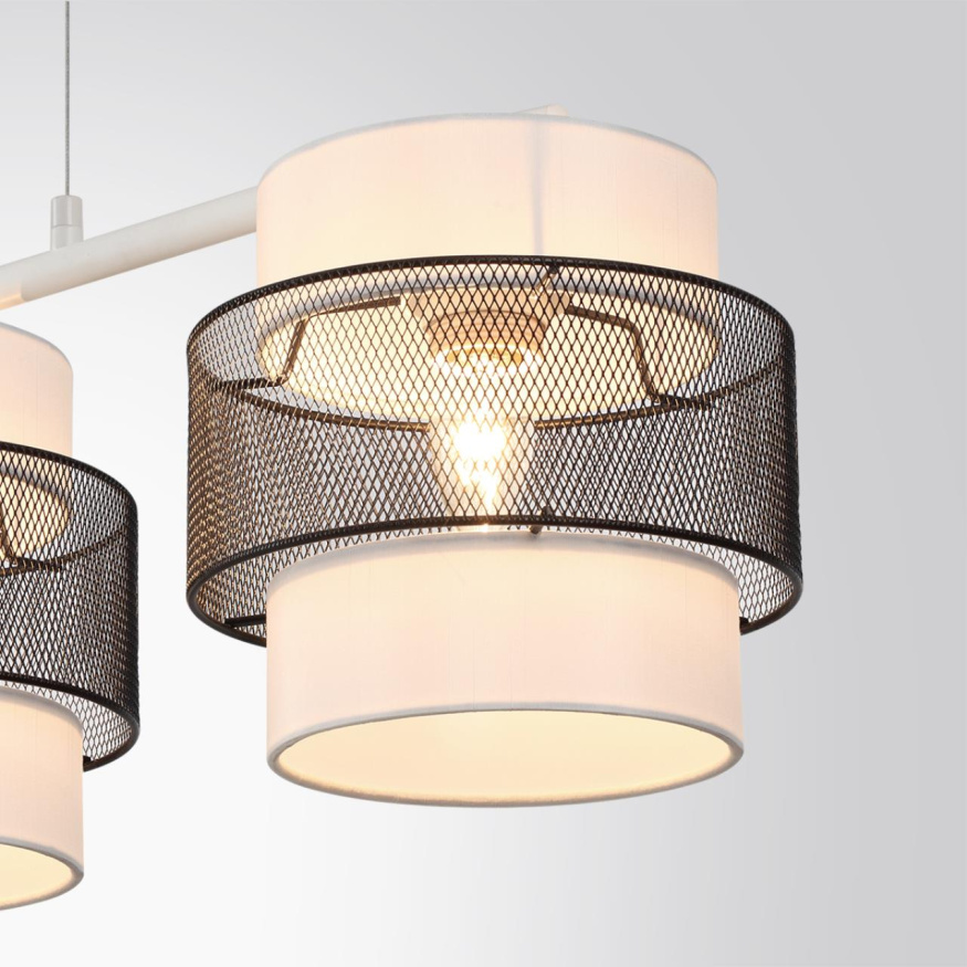 Подвес LUMION 8002/3A ANIMAISA модерн черный, белый 3x60W