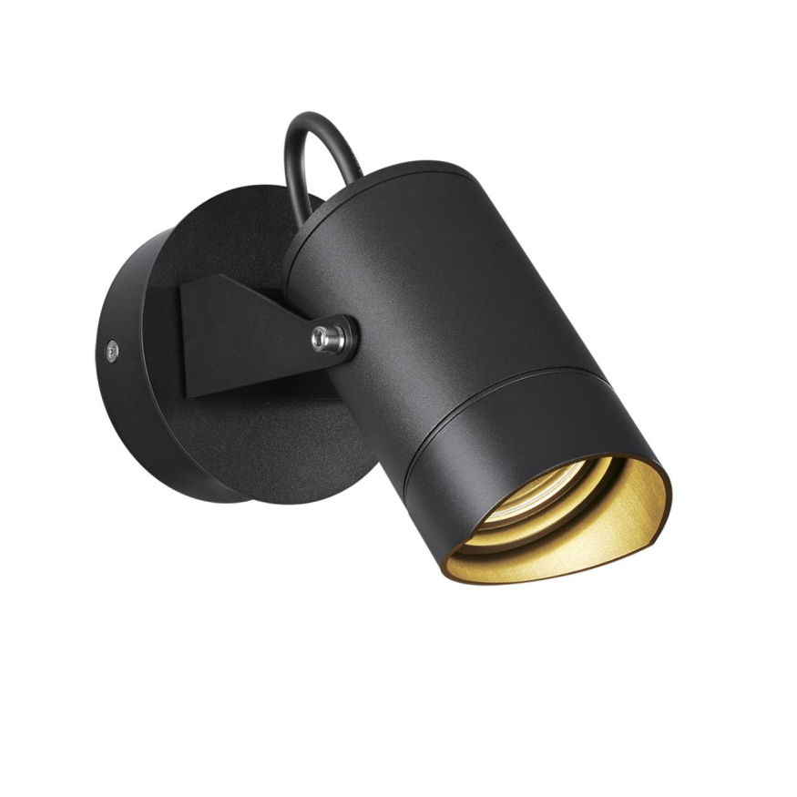 Уличный светильник ODEON LIGHT 6647/10GL3 STIMA черный/металл 10W